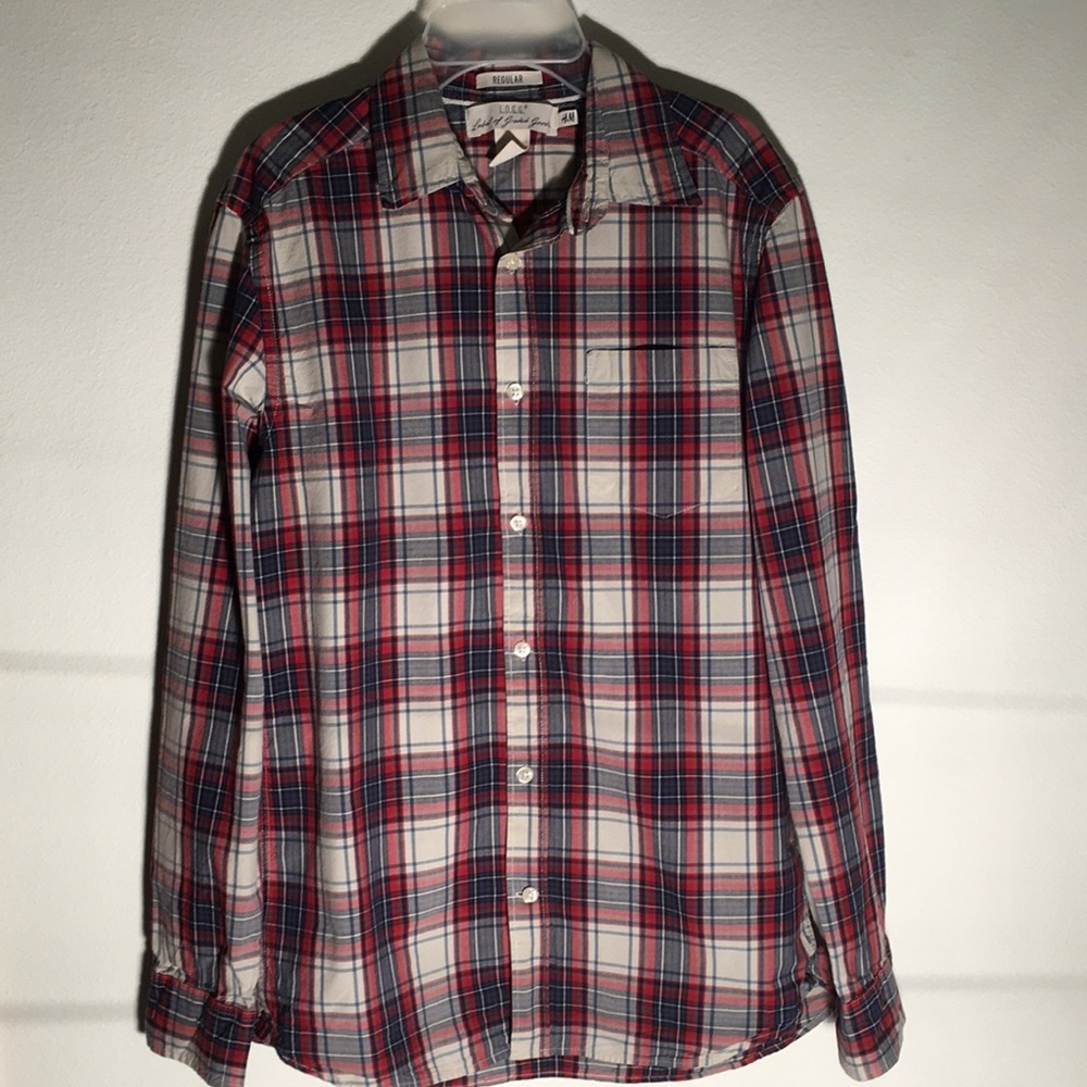 L.O.G.G. Red Plaid Shirt Size Small